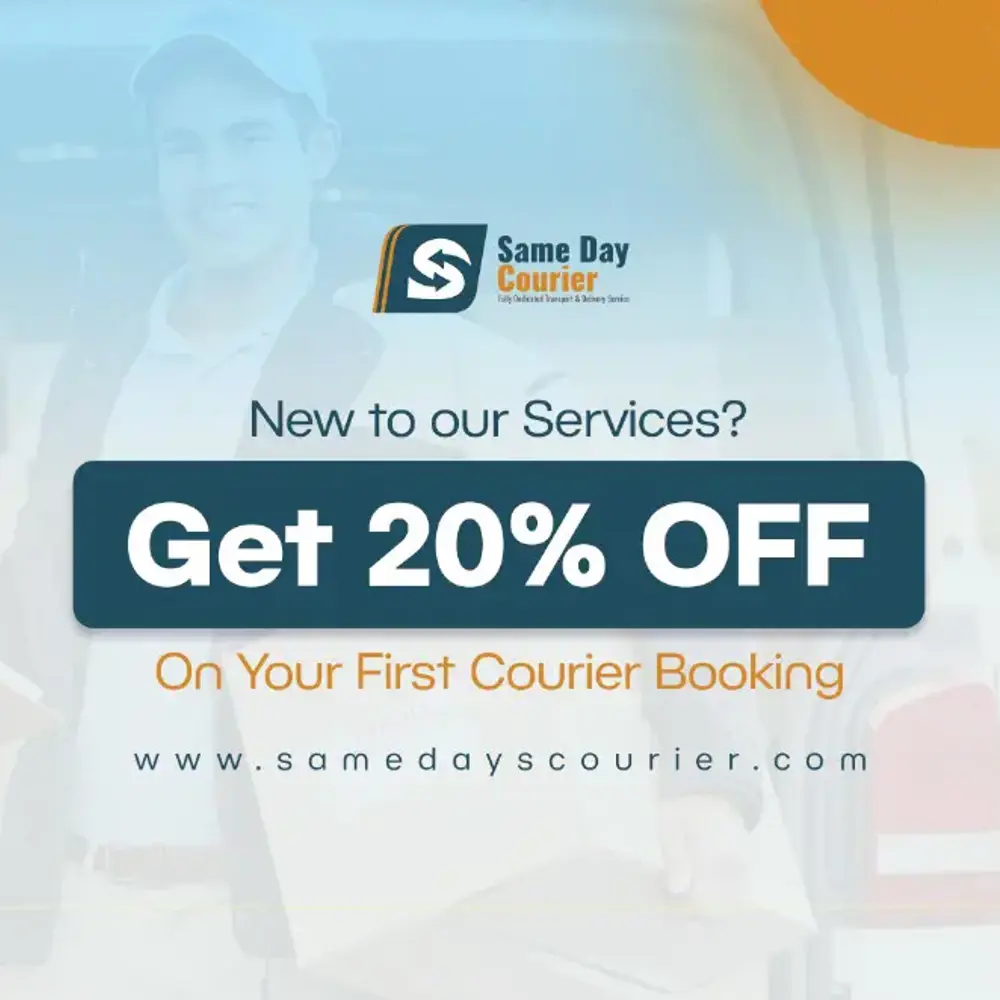 Limited Time 20% OFF on Your 1st Courier